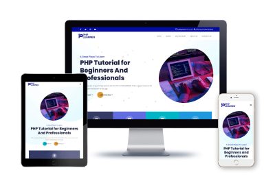 softweb development technologies portfolios for PHP Learning Website